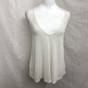 White Tank Size Small Intimately Free People Loose Oversized